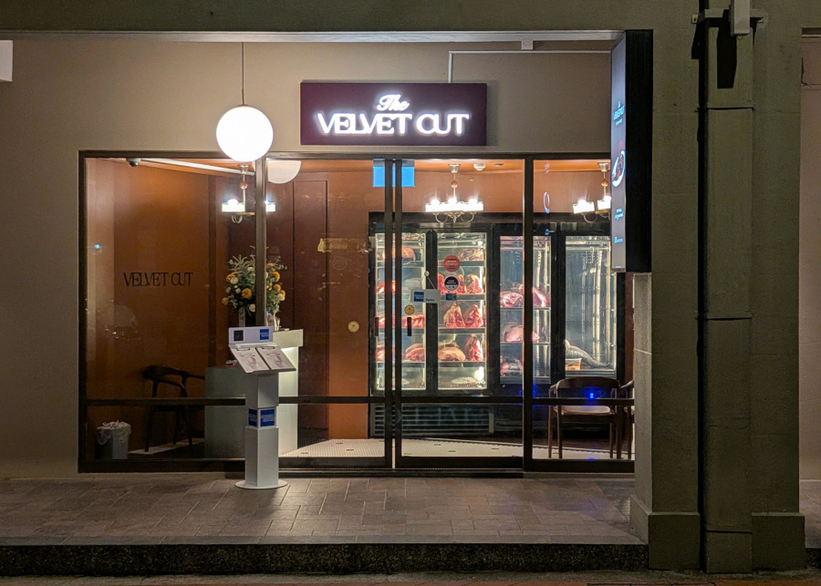 The Velvet Cut's entrance