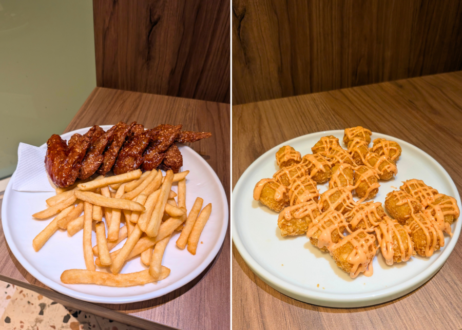 9Yards' Korean wings and chips and mentaiko tater tots