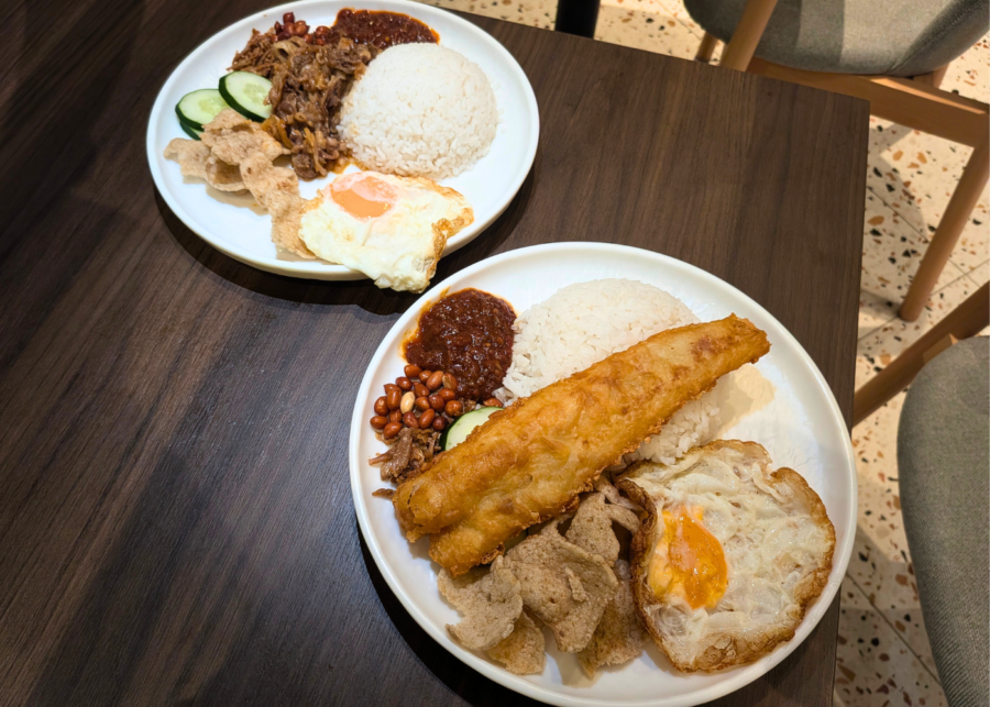 9Yards' nasi lemak tempura fish and beef bulgogi