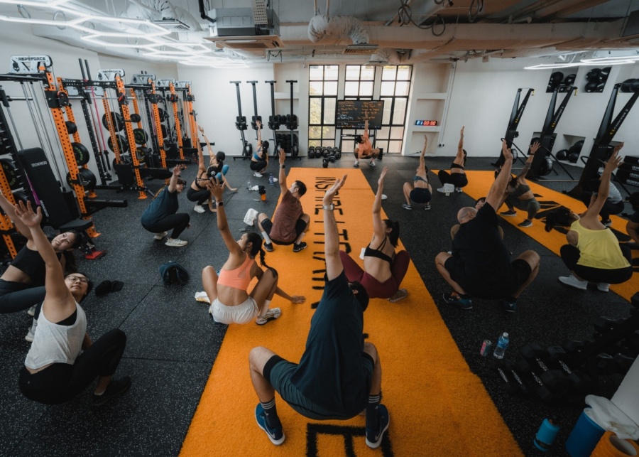 Best Hyrox training clubs in Singapore - Undivided Performance warm-up