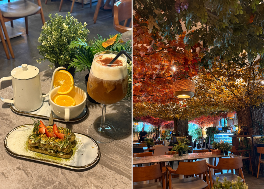 Cafe Kreams floral themed flower cafes singapore