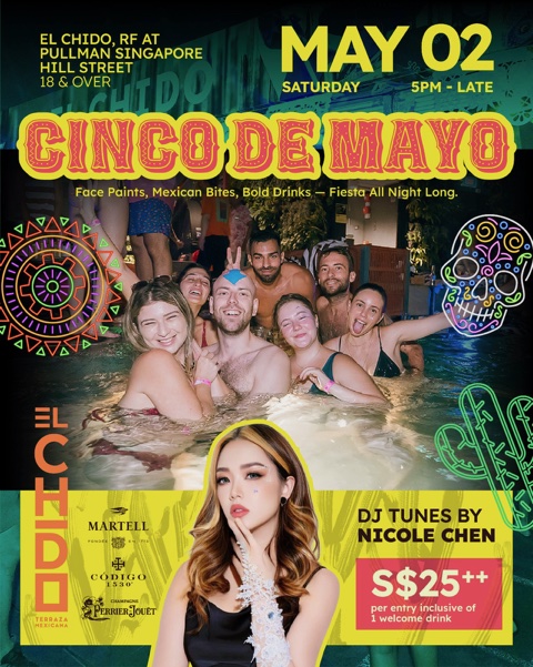 Cinco de Mayo: Mexican Fiesta at El Chido Rooftop Pool & Bar