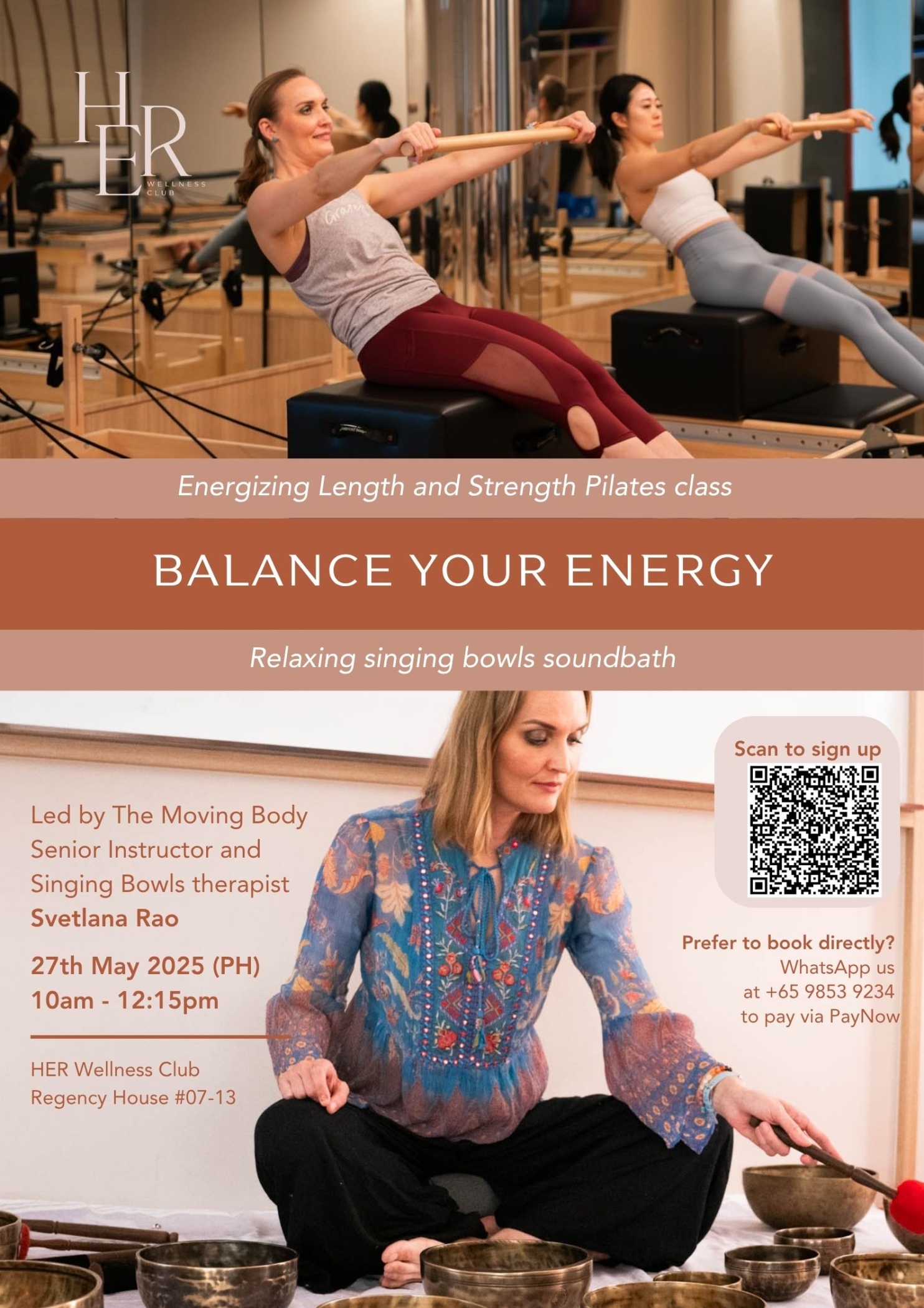 Event: Balance your Energy: Dynamic Reformer Pilates & Sound Bath at ...