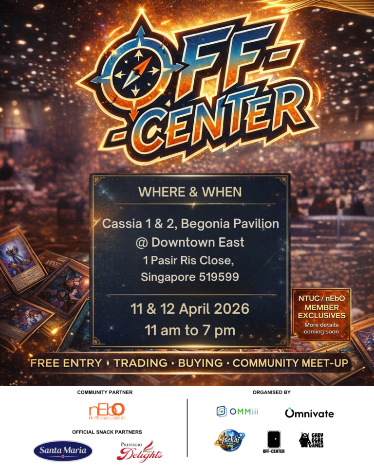 nEbO ‘Off-Centre’ Trading Card Game Marketplace