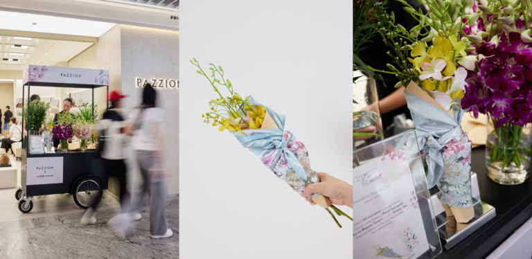 Pazzion Hosts Furoshiki Blooms Bar Experience