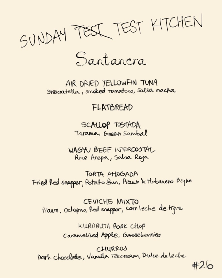 Sunday Test Kitchen – Santanera