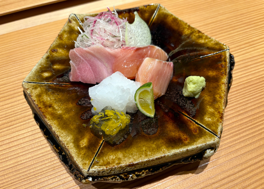 Hachi Restaurant's sashimi