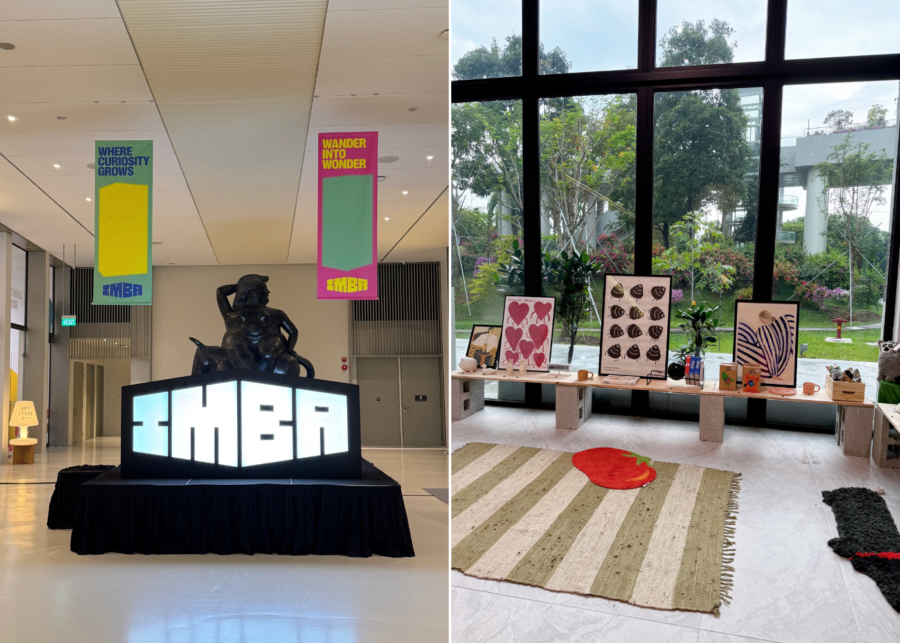 imba theatre singapore entrance and stacked store