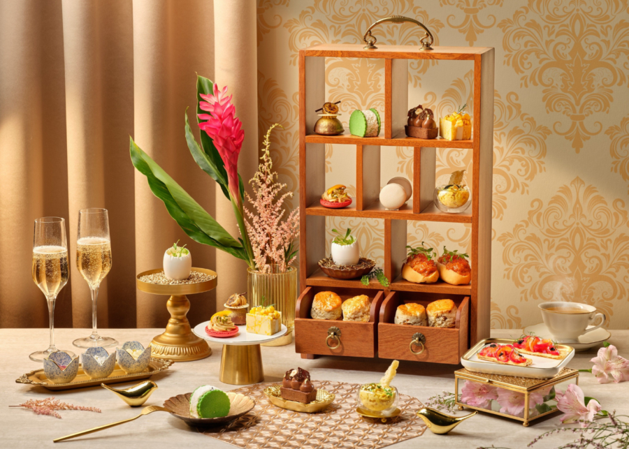 lobby lounge frasers house - high tea in singapore