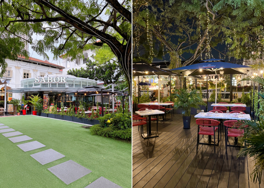 sabor singapore chijmes outdoor seats