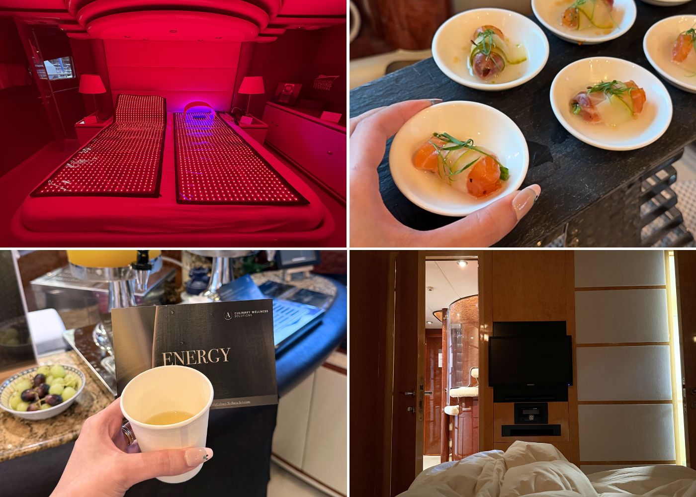 Inside a wellness yacht at Singapore Yachting Festival: Longevity chats, red light and audio therapy, and an elixir bar