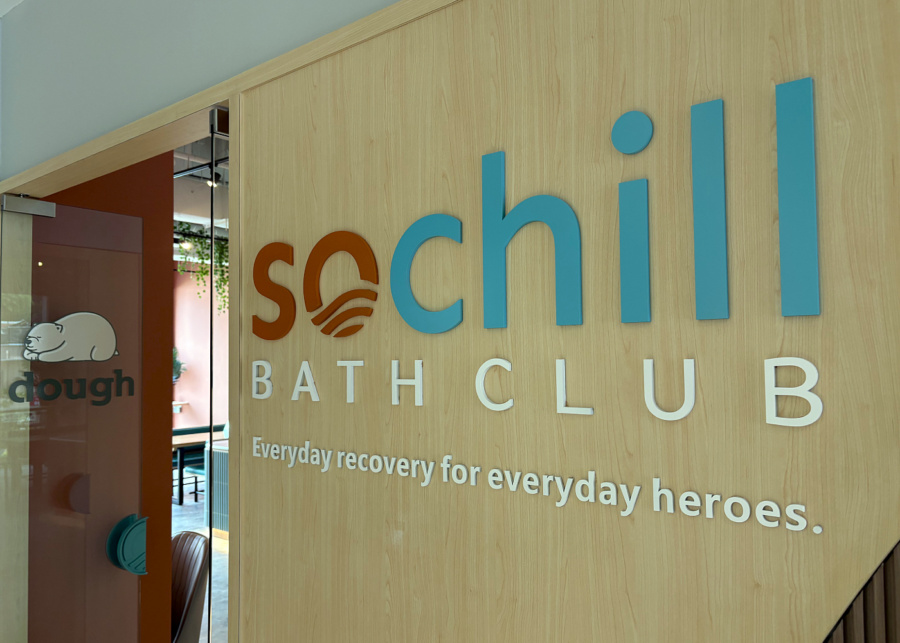 Sochill Bath Club's entrance