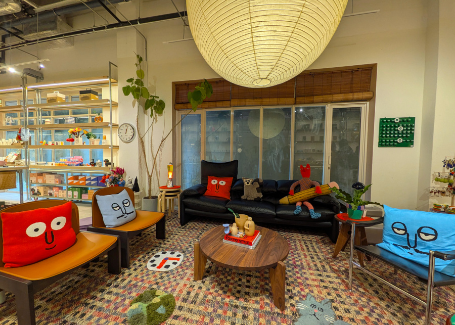 Stacked Store's New Bahru flagship featuring the living room installation