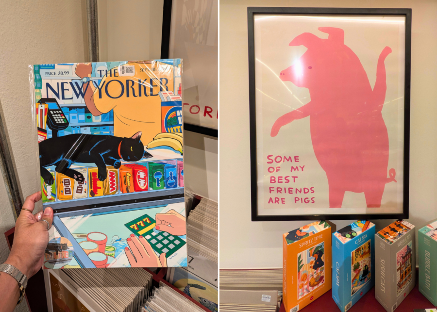 The New Yorker - bodega cat poster and Shrig Shop's Some of My Best Friends are Pigs poster | Stacked Store's New Bahru flagship