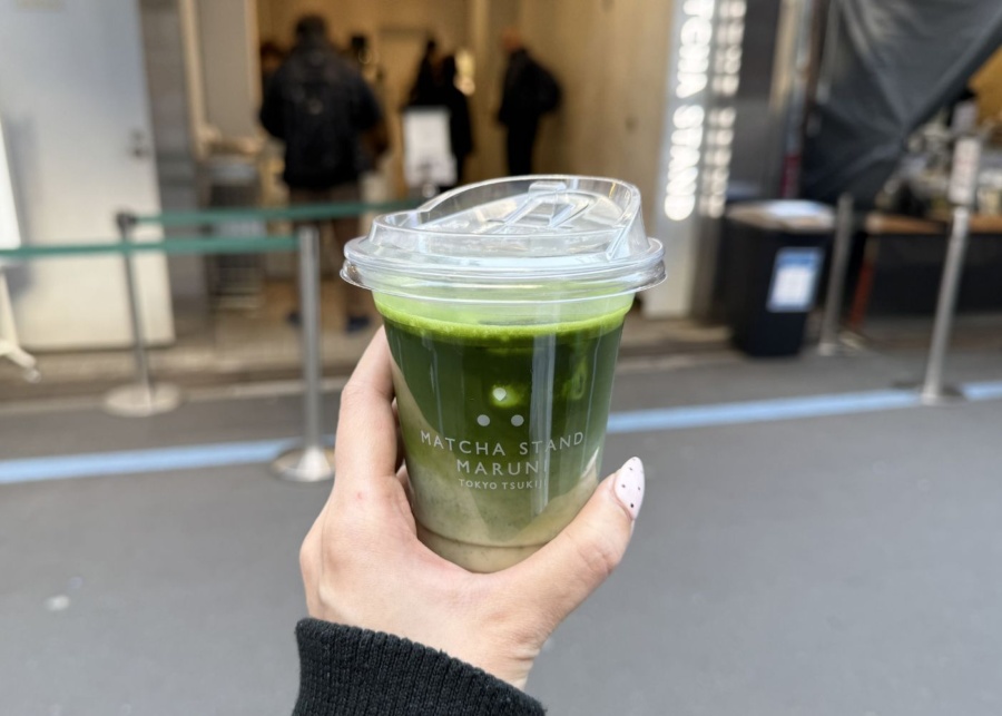 tsukiji fish market matcha stand maruni