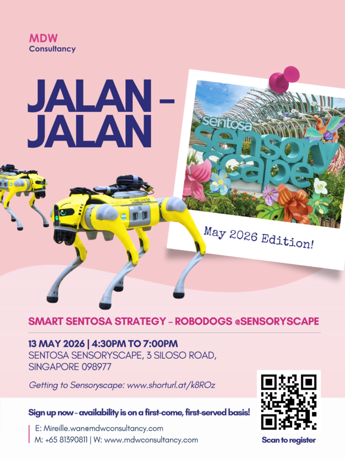 Smart Sentosa Strategy – Robodogs @Sensoryscape