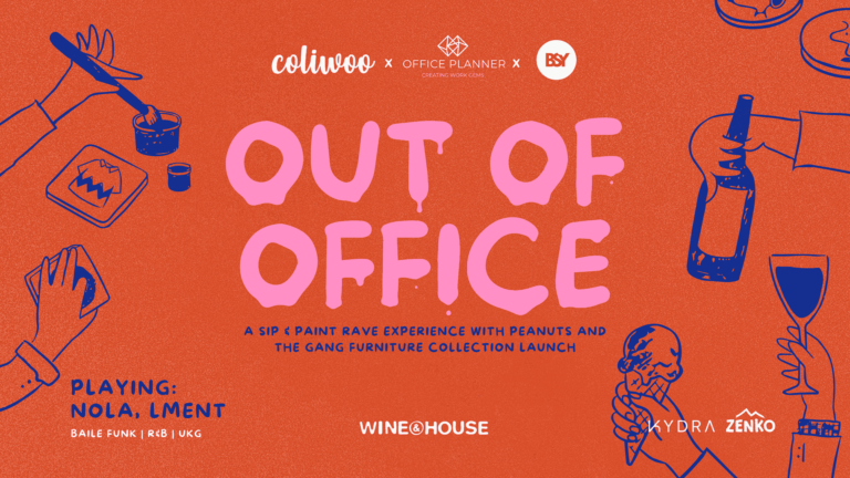 OUTOFOFFICE: Singapore’s Only Sip & Paint Rave with Peanuts & The Gang