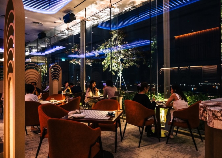 Where to watch FIFA World Cuo 2026 in Singapore - 1-Alfaro night view