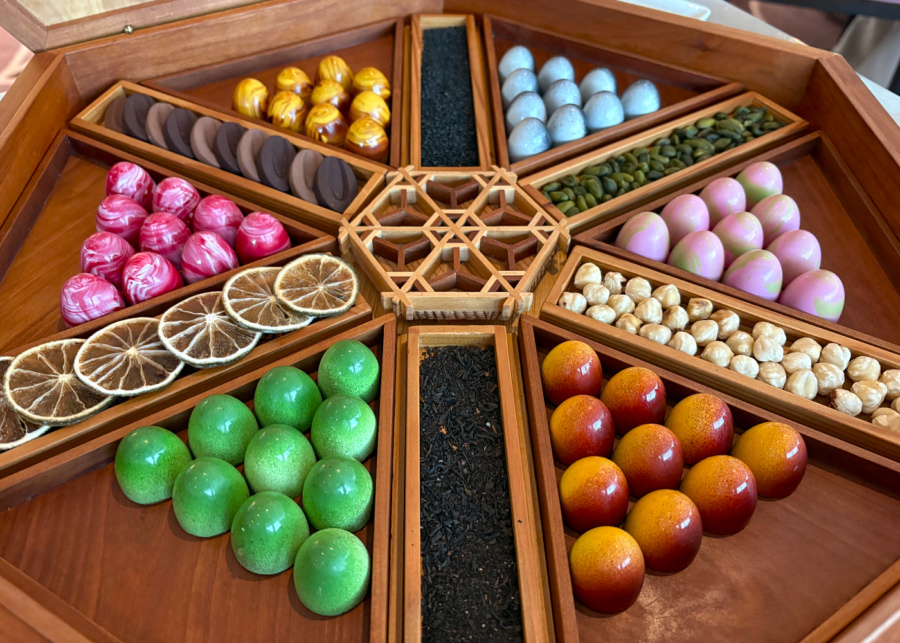 Handcrafted chocolate bonbons | Saint Pierre restaurant in Singapore review