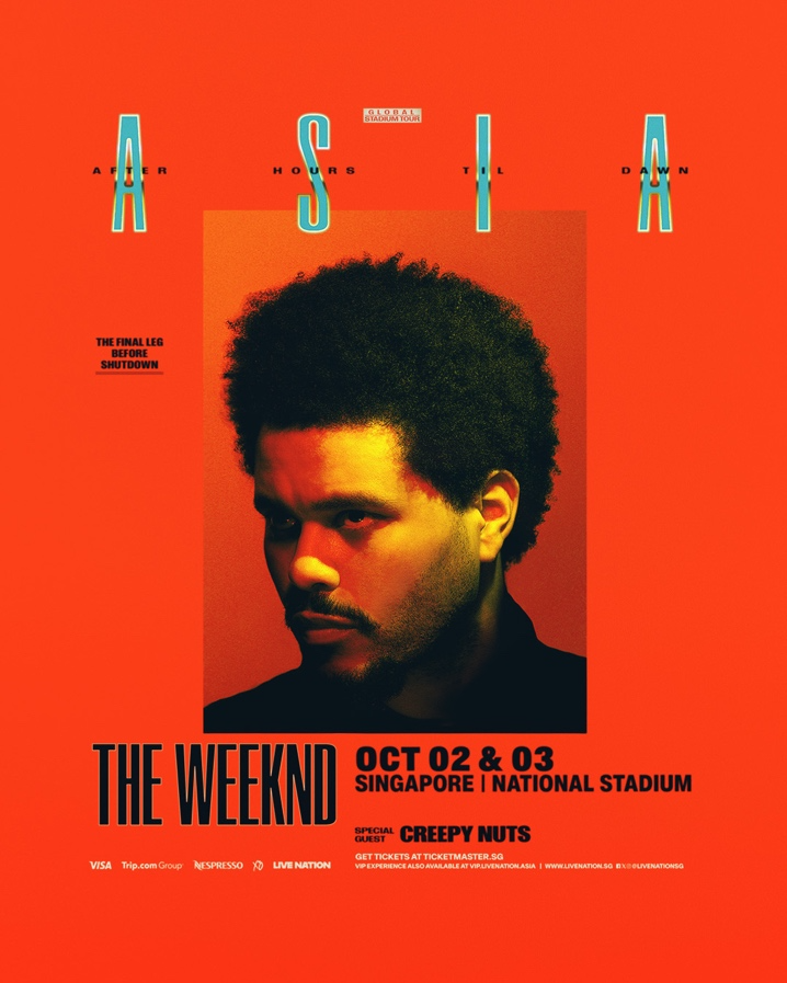 The Weeknd in Singapore