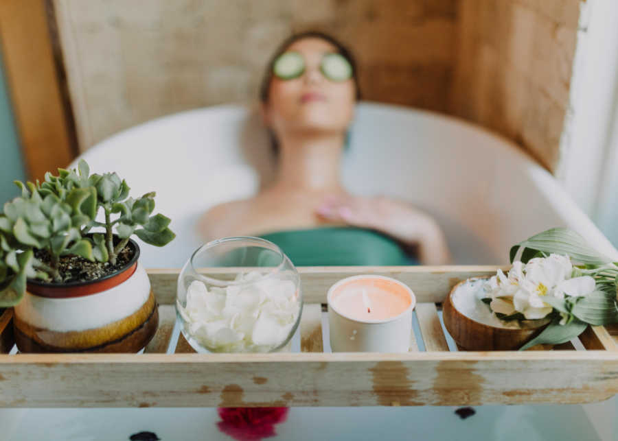 woman at the spa