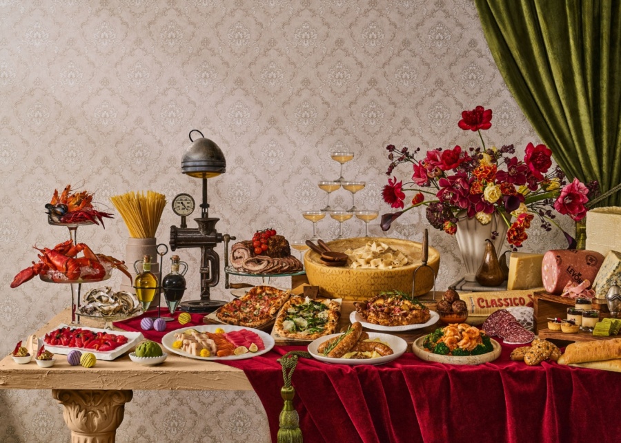 Best Italian restaurants in Singapore - Luce buffet spread at Frasers House, a Luxury Collection Hotel, Singapore