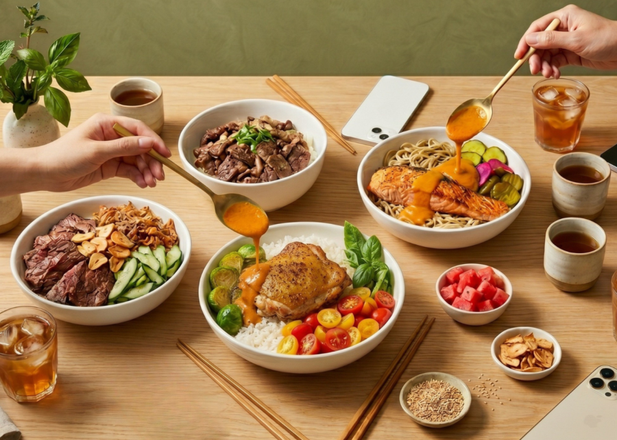 One Raffles Place pick-me-up food deals - Umami grain bowls