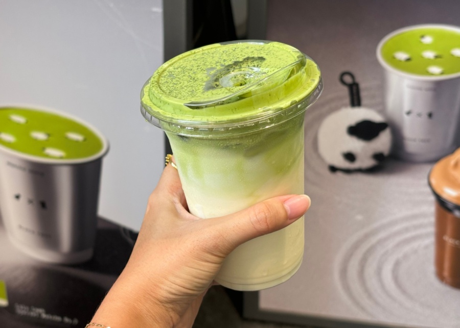 BlackTree Singapore review - Matcha cheese cloud jasmine milk tea