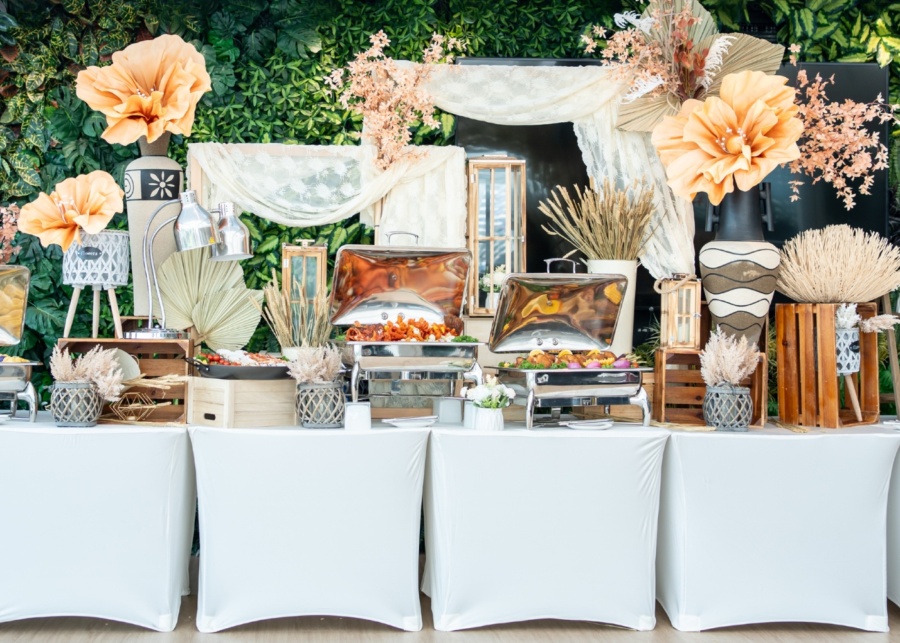 Rasel Catering wedding - Buffet catering set-up
