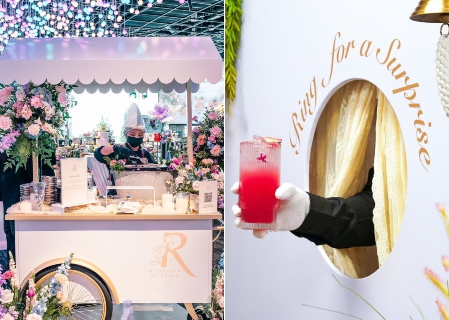 Rasel Catering weddings - Garden Patisserie Cart, L’Amour Mocktail Bar