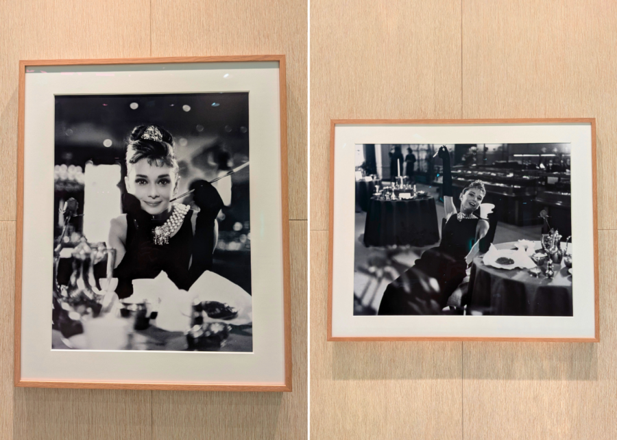 Portraits of Audrey Hepburn as Holly Golightly | Blue Box Cafe Tiffany & Co Singapore