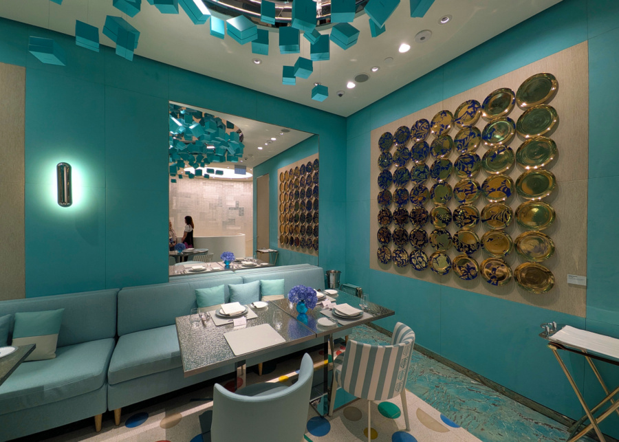 Interior | Blue Box Cafe Tiffany & Co Singapore