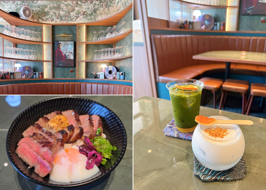 Cafe Yasuragi's steak and drinks | New cafes in Singapore 2026