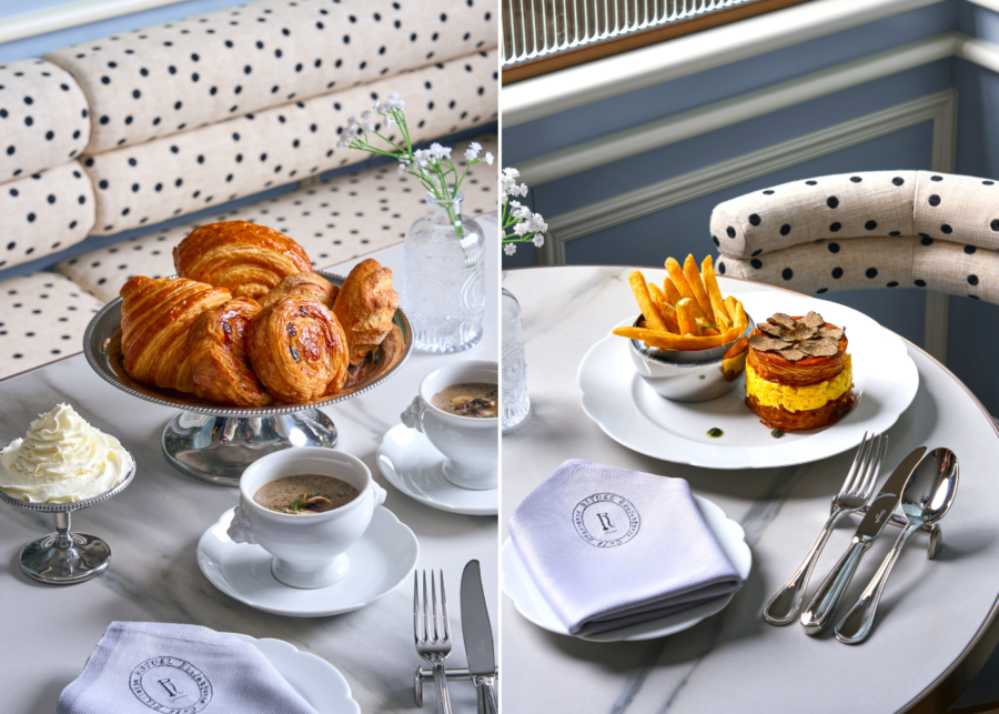 Rituel's assorted viennoiserie stand and Japanese egg danish sandwich | New cafes in Singapore 2026