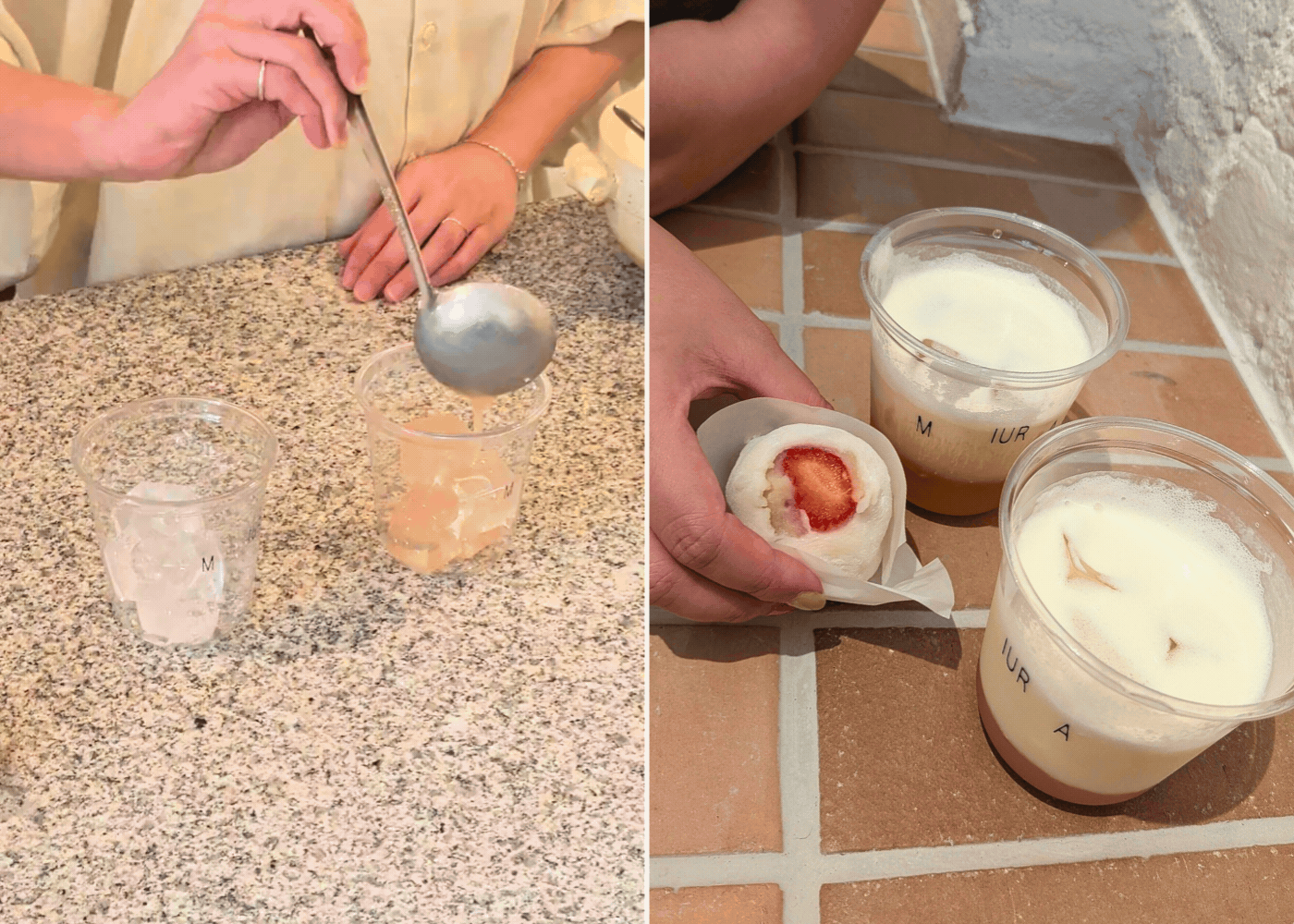 Miura's wakocha rock melon, sencha peach, and signature strawberry daifuku | New cafes in Singapore 2026