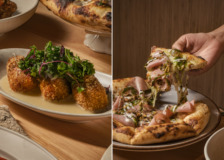 Tavola Aperta's beef ragu arancini and mortadella e pistachio | New restaurants and menus in Singapore 2026