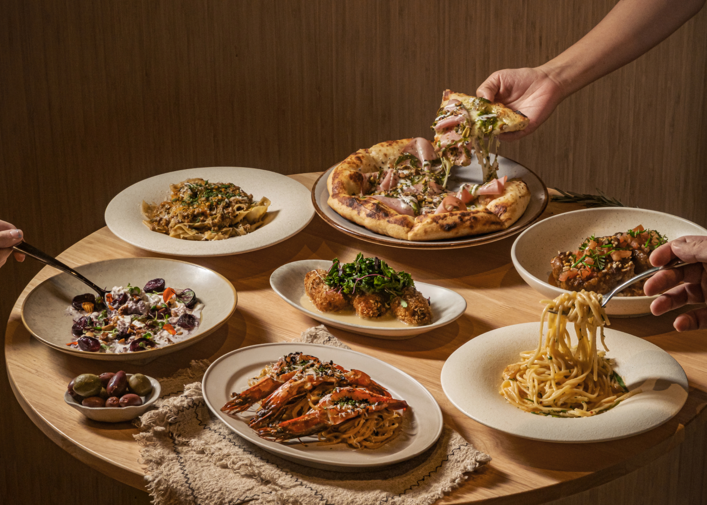 Tavola Aperta's food spread | New restaurants and menus in Singapore 2026