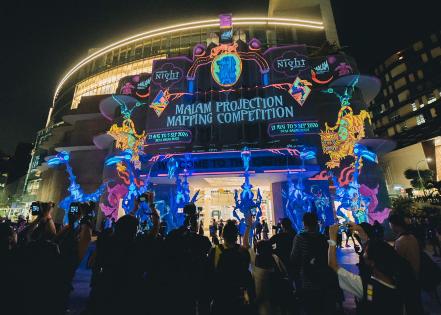 Malam Projection Mapping Competition at The Cathay | Singapore Night Festival 2026