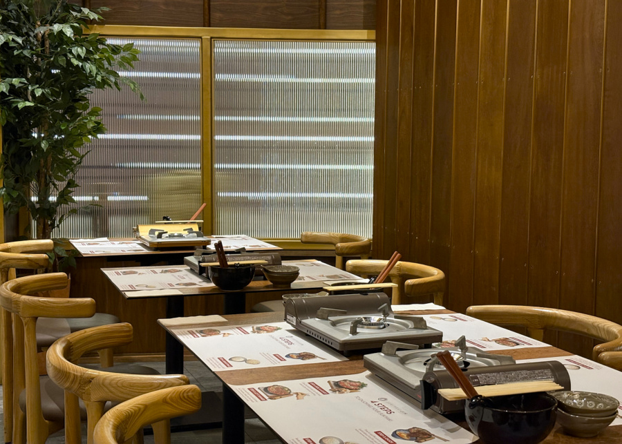 Seating arrangement | Sukiyakijin Singapore Shaw Centre