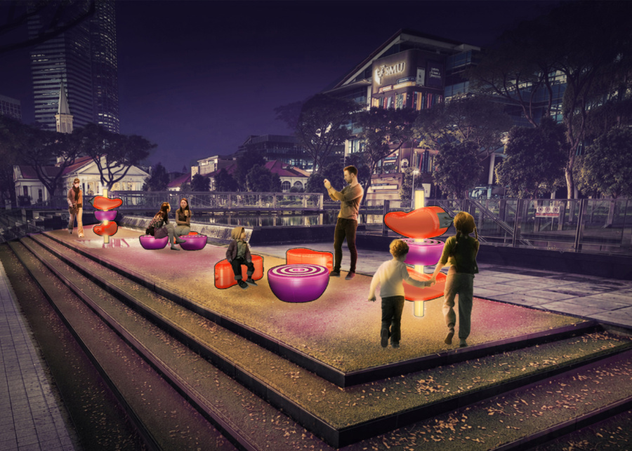 Artist impression of Arup's Plant chilli then no rain! for Light Together Bras Basah.Bugis | What's happening in Singapore