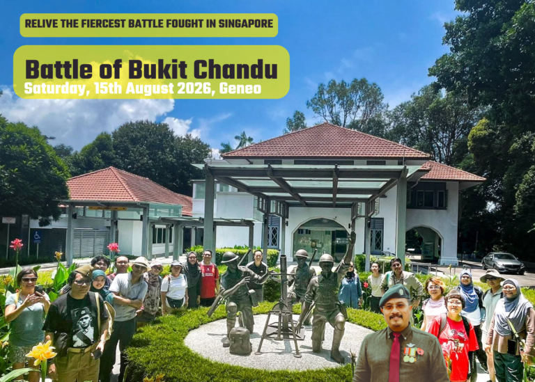 Battle of Bukit Chandu tour by Mr Sarafian
