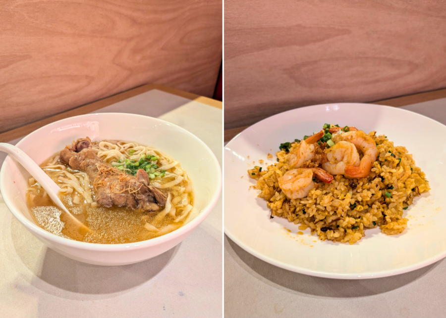 886 Taiwan Ye Shi's jiang mu ji la mian and signature XO fried rice