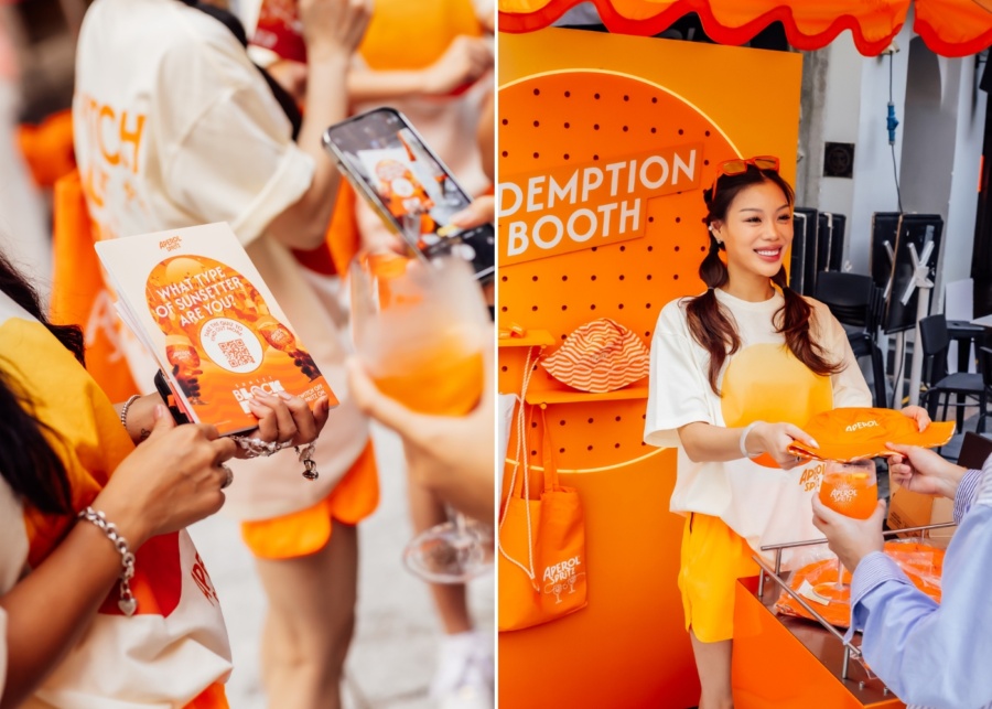 Aperol Spritz Sunset Block Party - Find your Sunsetter personality type, redemption booth