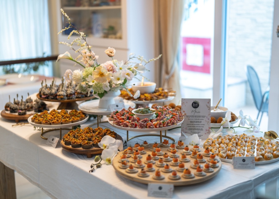 Best catering services in Singapore - Lush Platters setup