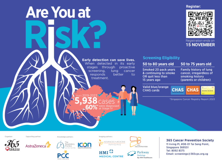 Are You at Risk? Free Lung Cancer Screening by 365 Cancer Prevention Society