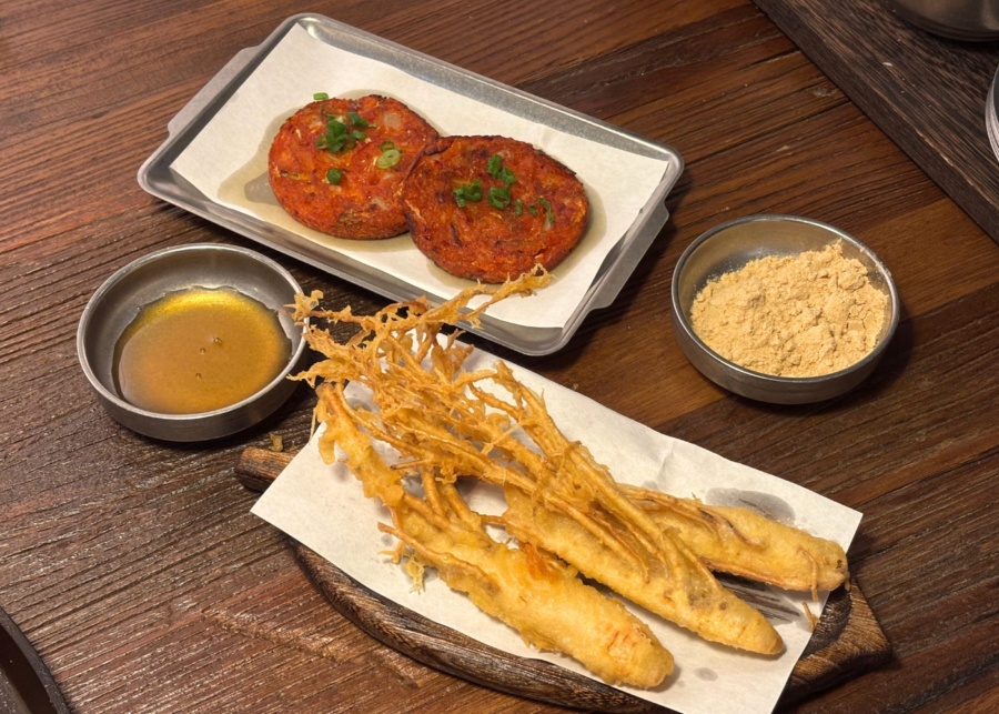 Sam Sam Sam Singapore review - kimchi pancake and fried fresh ginseng