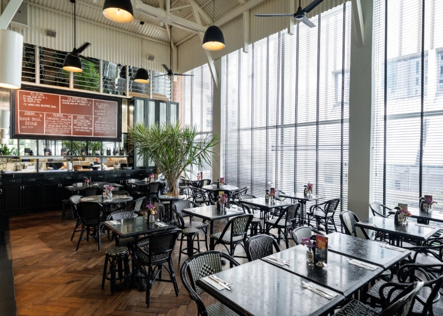 Strangers and Spirits at Palais Renaissance - PS Cafe interior