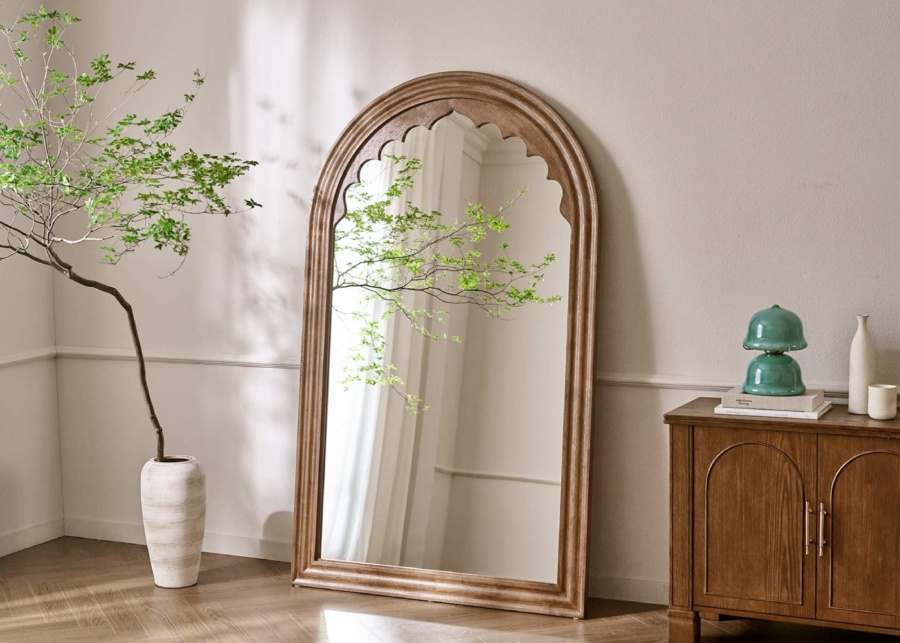 Rayan floor mirror | Castlery x Tan France collection in Singapore