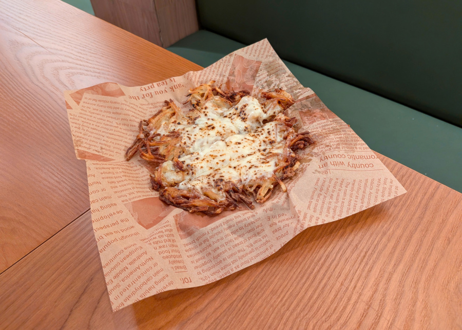 Cheese potato pancake | Kimpson's Table at Amoy Street, Singapore