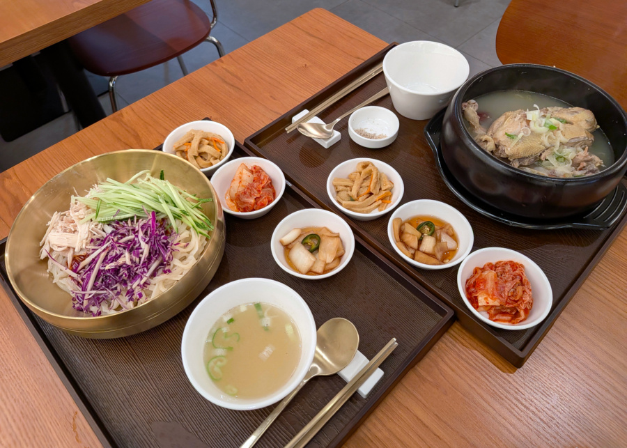 Dak bibim kalguksu and samgyetang | Kimpson's Table at Amoy Street, Singapore